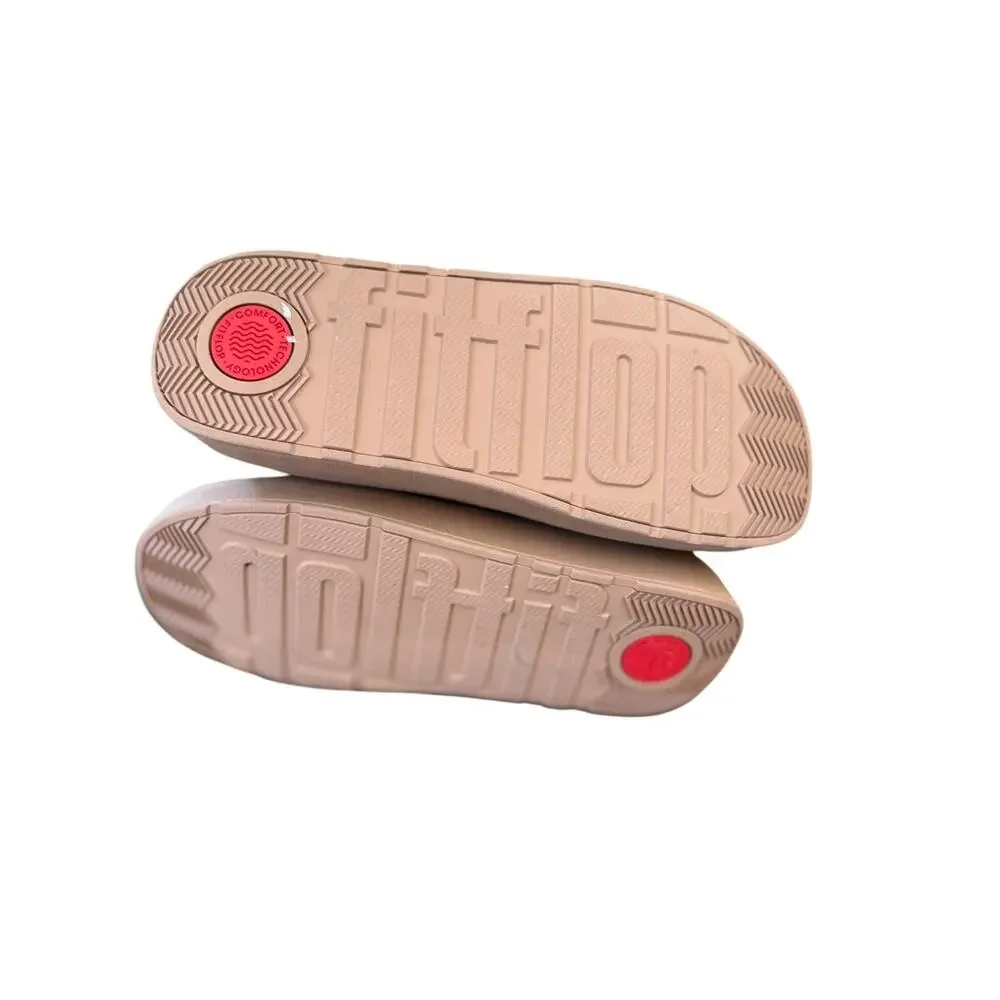 FitFlop Gen Fleece Ultra Mini Silver Booties - Sz 9